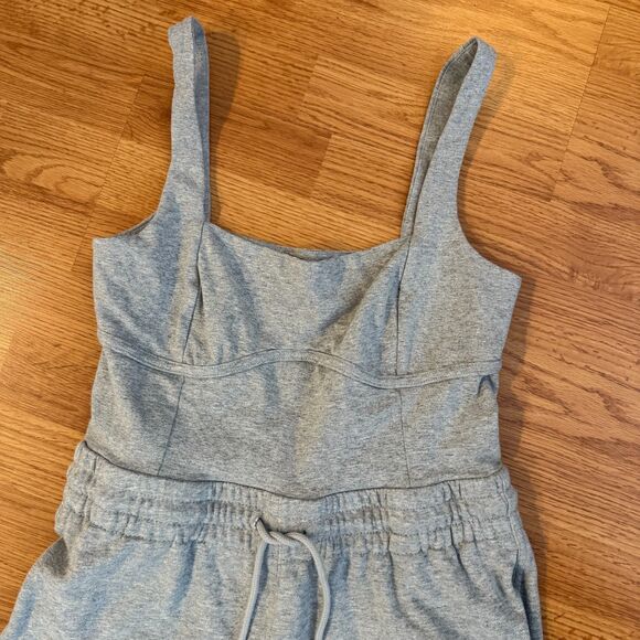 Free People Movement Inbound Onesie in Heather Grey Size Medium - Picture 5 of 12